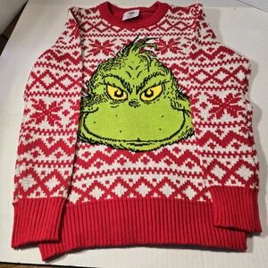 Kids Grinch Sweater NWOT.  Size Medium  8. Chest 31 Length 21. Christmas
